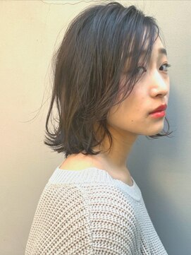 【NYNY】洋梨シルエットの伸ばしかけ外ハネロブ