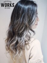 ワークス ヘアデザイン(WORKS HAIR DESIGN)&nbsp;外国人風バレイヤージュカラー