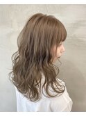 透明感たっぷり ミルクティーベージュ ( ブリーチなし )