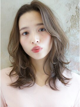 アフロート ルヴア(AFLOAT RUVUA) AFLOAT RUVUA新宿　『ミルクティーベージュと色っぽレイヤー』