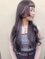 ラフ 原宿(L.a.a.g.f harajuku)&nbsp;ラベンダーグレージュ 姫カットレイヤー@原宿