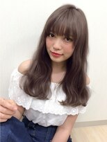 アンジェリカ 尼崎店(ANGELICA)&nbsp;グレージュカラーシースルーバングロング