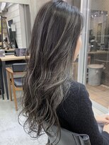 キラ 渋谷(KILLA)&nbsp;ハイライトカラー_セミウェットウェーブオリーブカラー