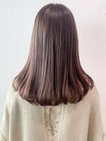 アイティー バイ アルバム 中野店(IT by ALBUM)&nbsp;ピンクラベンダー_ピンクベージュボブルフ_ba311711