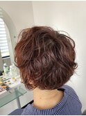 秋色ヘアカラー