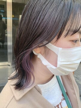 テトラ バイ ネオリーブ 横浜西口店(tetra by neolive) 色落ちまで可愛い☆インナーラベンダーカラー！