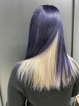 トリニティ(trinity) ブリーチWカラーインナーカラー・ブロンド[豊見城・糸満・小禄]