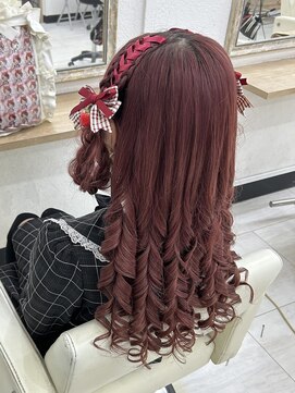 プティクローシェ バイ クオーレ(petite cloche by CUORE) 【量産型】レースアップイヌ耳