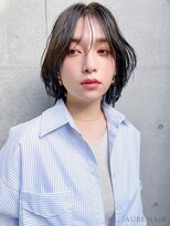 オーブ ヘアー フォール 山形東原町店(AUBE HAIR fall) 20代・30代_大人可愛い/顔周りレイヤーボブ