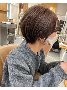 トリート 津田沼店(TREAT) 透明感サンドベージュ×ショート