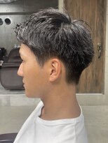 フイ 自由が丘(men's salon Hui)&nbsp;メンズ/アップバング/ツーブロックマッシュ/束感ショート波巻き