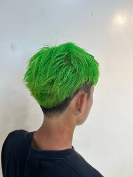 アズール 草加(azule) ブリーチカラー　ライムグリーン[草加／草加駅東口]