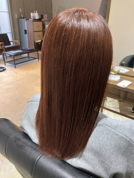 アレッタ 大森町(aletta) ブリーチなし!!オレンジベージュカラー♪