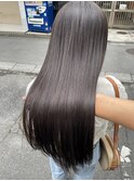 髪質改善トリートメント×グレージュ