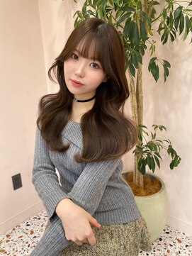 ボタン シブヤ(VOTAN SHIBUYA) オリーブ/グレージュ/韓国ヘア/渋谷/レイヤー/顔まわり