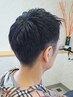 【新規メンズ限定】カット＋顔そり＋眉カット（シャンプー込）￥4500→￥4000