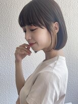 シルクレイ 新宿店(Silk-lei)&nbsp;大人可愛い垢抜けナチュラルボブ インナーカラー 新宿