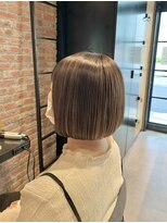 オーガニック アトリエ 大宮(organic+atelier)&nbsp;小顔補正立体カット×ナチュラル丸みボブ 10代20代30代40代50代