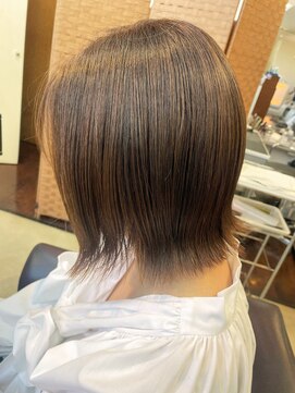 セルボーン オリーブグレージュ/ボブ/外ハネ/