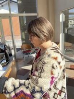 サンタフェ 柳津店(Santa'Fe)&nbsp;Santa'Fe式脱白髪染め白髪ぼかしカラー[ビフォーアフター]