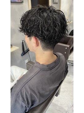 クレオ 片江店(CREO) メンズパーマ波巻きマッシュ