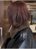 ブリーチなしダブルカラーラベンダーブラウン