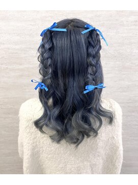 クラビス(CLAVIS) 編みたらし　ハーフツイン