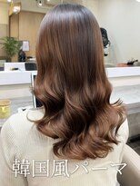 アミー 銀座(Ammy)&nbsp;ベージュカラー×韓国風パーマ