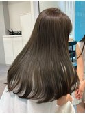 【レイヤーカット】韓国ヘア顔まわりカット髪質改善堀江