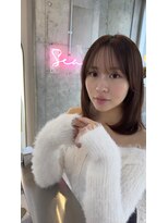 ハローバイシー 仙台(Hello by Sea)&nbsp;アプリコットオレンジ×レイヤー[ 美髪/韓国風/顔周り/髪質改善]