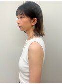 【morio】切りっぱなしボブ　長めボブ♪