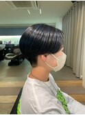 #noi_style ハンサムショート×ブルーハイライト