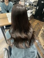 ガルボ ヘアー(garbo hair)&nbsp;オトナ女子 10代 20代 30代 艶カラー ダークブラウン 艶髪