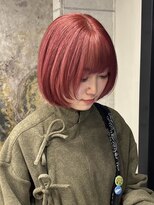 ソル ジングウマエ(SOL JINGUMAE) 顔周りレイヤーカットタッセルボブ外ハネボブワンホンボブ韓国