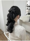 ふんわりポニーテール
