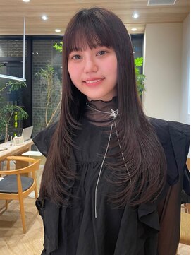 トリッカ シブヤ(TRICCA SHIBUYA) ロングレイヤー/暖色カラー/髪質改善