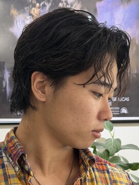 カウンター(COUNTER) メンズセンターパート/スパイラルパーマ【￥12500】