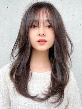 アグノス 青山(Agnos) 小顔レイヤーカットクラゲヘアーココアベージュオリーブグレー