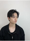 ダウンパーマ　ニュアンスパーマ　センターパート