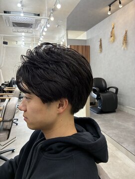 ルリアン 元住吉店(Le'lien) フェザーショート/メンズショート/メンズヘア/爽やかヘア/元住吉