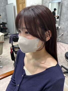 フォンド 津田沼(fond.) 着物ヘア/大人ガーリー/ダークアッシュ/似合わせカット/津田沼