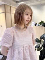 ゼストプラス(ZEST plus)&nbsp;抜け感たっぷりハイトーンボブ♪【Luna】