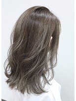 リル(Lille 橋本)&nbsp;外ハネセミディ×ヌーディーグレー【Lille橋本】