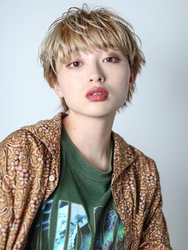 テトヘアー(teto hair) short(ショートウルフ、ブロンドアッシュ、野暮)