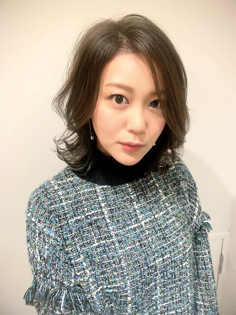 《New-Line 代表YUTAKA》おしゃれニュアンス外ハネ 髪質改善