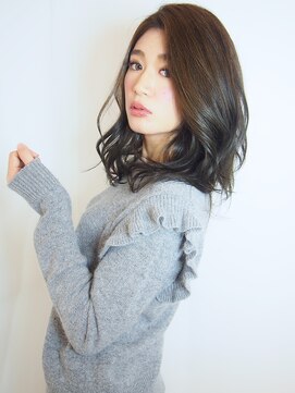 ウノプリール 茶屋町店(unopulir) 【unolog藤波】かき上げ×外国人風カラー×ミックス巻き