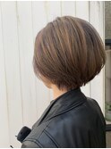 デザインカラーショートボブ