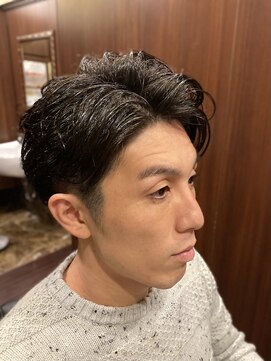 ヒロギンザ 青山店(HIRO GINZA) ビジネス七三パーマ