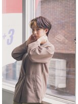 遊人セントラル(CENTRAL)&nbsp;[心斎橋/難波］バンクインナーカラー&ハンサム前髪なしショート