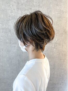 シエン(CIEN)の写真/トレンドの透明感あるカラー×ショートヘアならCIEN◎丁寧なカウンセリングで魅力を引きだすデザインを実現
